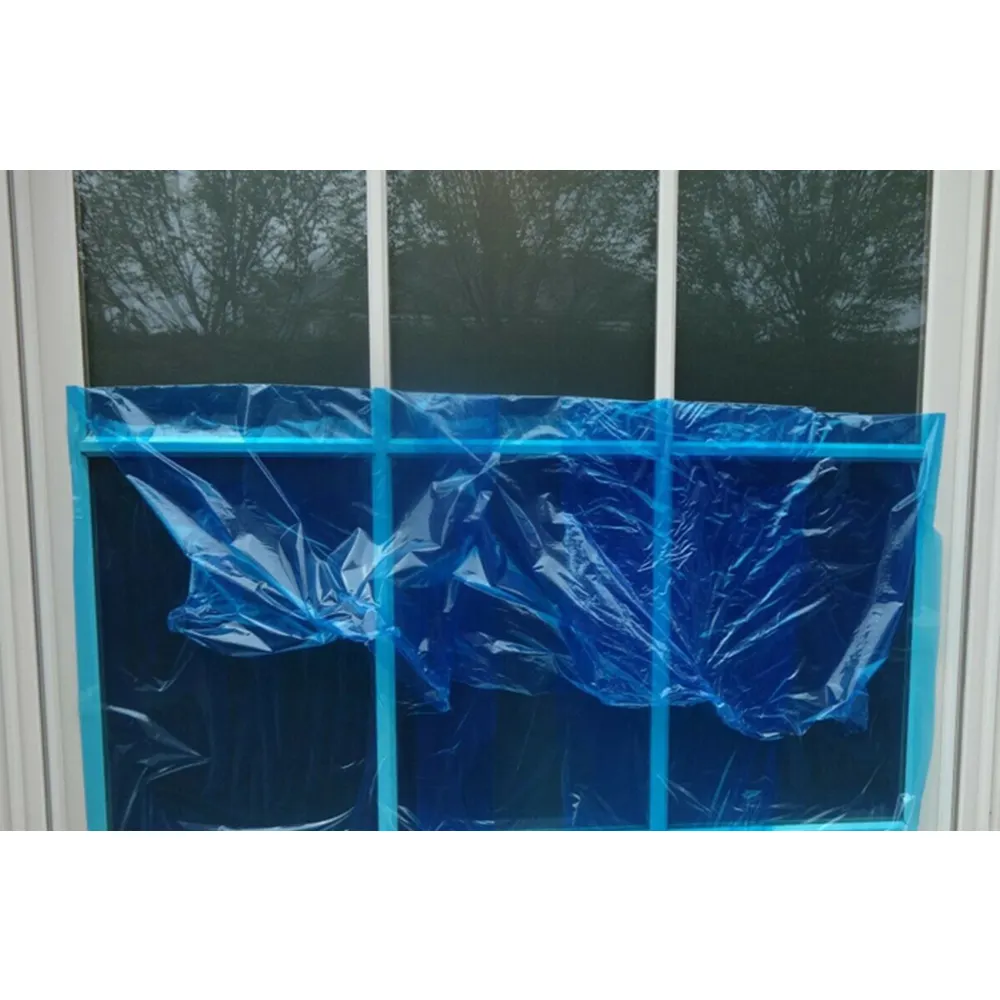 Construction and decoration security temporary PE protective film for window glass