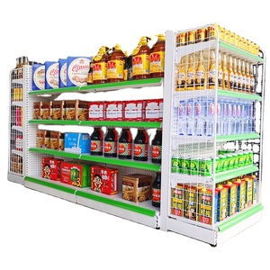 Estanterías Metálicas de Alta Calidad para Tiendas de Abarrotes, Estanterías de Góndola Usadas, Estanterías de Supermercado en <span class=keywords><strong>Venta</strong></span> - Product Image 3