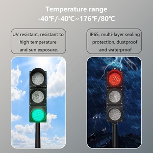 ชุดไฟจราจรแบบกันน้ำขนาด 100 มม. (4 นิ้ว) AC85-265V IP65 พร้อมปุ่มควบคุมหลายปุ่ม, FCC, จัดส่งตรงจากสหรัฐอเมริกาภายใน 24 ชั่วโมง ราคาโรงงาน - Product Image 4