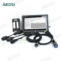 Tablette Getac F110 prête à l'emploi + outil technique premium Vocom II 88890400 2.8 Vocom2 WIFI DEV2 Scanner pour camions lourds
