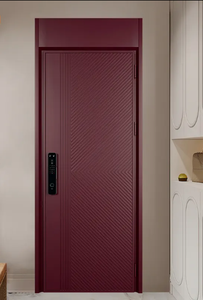 Design moderne personnalisable <span class=keywords><strong>gris</strong></span> foncé sculpté pivot de <span class=keywords><strong>porte</strong></span> en aluminium serrures multiples antivol <span class=keywords><strong>porte</strong></span> <span class=keywords><strong>d</strong></span>'entrée en acier <span class=keywords><strong>porte</strong></span> de sécurité à domicile - Product Image 3