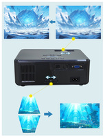 Projecteur vidéo Pico Everycom X21 Mini 1080P WIFI Smart LED LCD Android pour cinéma maison mobile