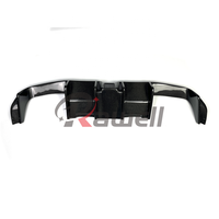 Pour BMW F87 M2, lèvre arrière en fibre de carbone humide avec lampe LED, kit carrosserie extérieur, diffuseur arrière, accessoires de tuning pour M2 Coupé