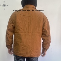 Logo personnalisé Veste d'entraîneur pour hommes Coupe-vent classique Coupe décontractée Boutons-pression Manteau vierge Col à revers Vestes d'entraîneur simples Coupe-vent