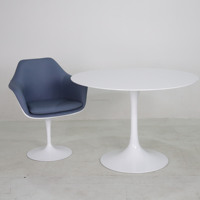 Chaises de salle à manger de loisir modernes pivotantes pour la maison, le bureau, le salon, l'école, fauteuil en fibre de verre, fonction tournante pour le restaurant