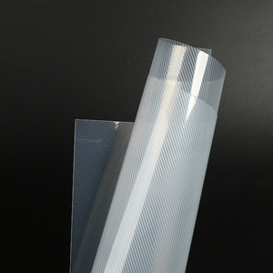 Feuille transparente texturée en sergé PP 0,33 mm, taille personnalisée pour emballage et protection - Product Image 1