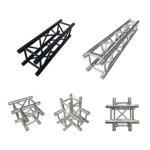 Anpassbares 290x290/300X300/400X400mm Aluminiumlegierung Rostfreies Vormontiertes Bühnenbeleuchtungs-Traversensystem F34 Kompatibel Silber - Product Image 1