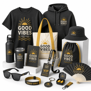 Set de Regalos Promocionales para Festivales de Música y Conciertos con Logotipo Personalizado, Soluciones Integrales de Mercancía para Eventos en Vivo, Giras y Activaciones de Fans - Product Image 3