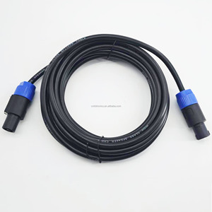 Cable de Audio <span class=keywords><strong>Speakon</strong></span> a <span class=keywords><strong>Speakon</strong></span> con Conector Macho, 2*2.0mm², Cable de Extensión Profesional para PA, DJ, Estudio y Escenario, Precio de Fábrica - Product Image 2