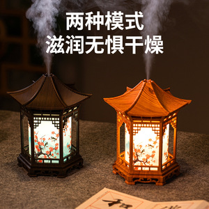 เครื่องเพิ่มความชื้นในอากาศแบบพกพา Cool Pavilion รุ่น Ultrasonic พร้อมไฟกลางคืน USB ควบคุมด้วยมือ วัสดุพลาสติก - Product Image 3
