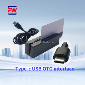 USB-OTG-Schnitts telle Typ C 90mm lang MSR90 Full 3-Spur-Informationen Magnetstreifen-Kartenleser Finanz ausrüstung - Product Image 5