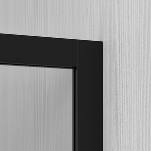 Partición de <span class=keywords><strong>ducha</strong></span> de panel de vidrio de puerta única fija de alta calidad Pantalla de <span class=keywords><strong>ducha</strong></span> de vidrio templado negro mate - Product Image 5