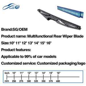 2025 campioni gratuiti 12-16 pollici spazzole <span class=keywords><strong>tergicristallo</strong></span> posteriori di alta qualità per tutti i modelli di auto - Product Image 5