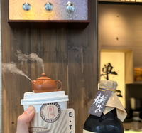 Mini théière en céramique Offre Spéciale rouge et noir Capybara décoration sur tasses à thé à bulles tasses à café avec autocollants prêt à expédier