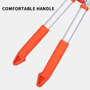 Sécateur à gazon et à haies avec poignée en aluminium couleur orange, pour un travail facilité - Product Image 6