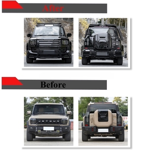 Upgrade faretti tetto cappa griglia Star <span class=keywords><strong>Defender</strong></span> Body Kit per Jetour T2 Traveler accessori 2025 2024 - Product Image 3