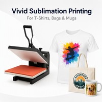 Presse à chaud pour sublimation, machine d'impression par transfert pour t-shirts, équipement d'impression numérique 38x38cm pour usine de confection