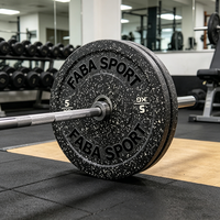 Vente directe d'usine : Ensemble de plaques de poids pour haltères de fitness et de musculation, plaques de poids de gym, plaques de bumper en caoutchouc