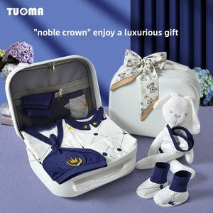 Conjunto informal de verano <span class=keywords><strong>para</strong></span> niño recién <span class=keywords><strong>nacido</strong></span>, 100% de algodón puro, reunión de fiesta de cumpleaños <span class=keywords><strong>para</strong></span> bebé, <span class=keywords><strong>regalo</strong></span> de gama alta <span class=keywords><strong>para</strong></span> bebé recién <span class=keywords><strong>nacido</strong></span> - Product Image 2