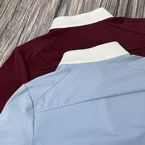 Fabbrica di alta qualità da donna a cavallo con mezza cerniera a manica lunga con bottone <span class=keywords><strong>per</strong></span> esposizione equestre camicie top - Product Image 2