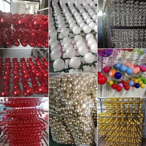 Giáng sinh rõ ràng nhựa nửa bóng DIY những người đam mê in ấn thăng hoa trống LED thắp sáng Cây giáng sinh nhựa bóng - Product Image 6