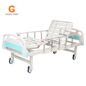 GRACEMED Z04 調節可能な2クランク式手動病院診察台（ベッドトイレ付き、ステンレス製） - Product Image 2