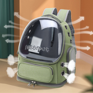 <span class=keywords><strong>Sac</strong></span> de transport portable transparent de grande capacité pour animaux de compagnie <span class=keywords><strong>sac</strong></span> à dos pour chiot de voyage en plein air <span class=keywords><strong>sac</strong></span> pour animaux de compagnie étanche et respirant - Product Image 2