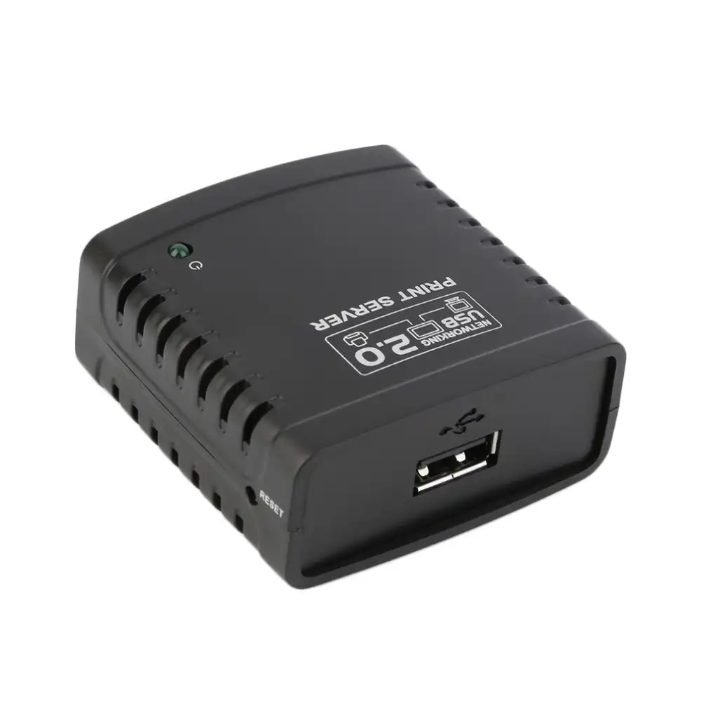 USB 2,0 10/100 Мбит/с RJ45 LRP Сервер печати совместное использование LAN Сетевой принтер Ethernet концентратор адаптер