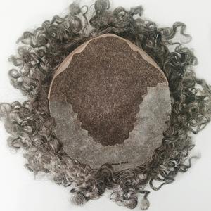 Pas Cher Usine En Gros Noir Couleur Mâle Toupet Postiche <span class=keywords><strong>Perruque</strong></span> De Cheveux Humains Naturels Pour <span class=keywords><strong>Homme</strong></span> - Product Image 6