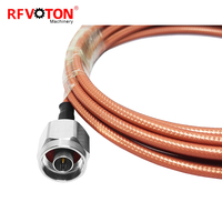 Prise mâle de Type N d'approvisionnement d'usine vers prise mâle SMA avec assemblage de câble d'antenne d'extension coaxial RF RG-400 RG400