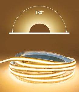 Banqcn 480 Led/M Cob Tira de luces Led 10mm 10W 220V IP20 IP67 PCB Cuerpo de lámpara Aplicación y modos de control táctil Certificado CE y ROHS - Product Image 3
