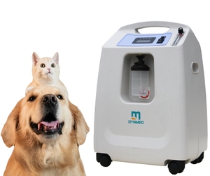 Solución concentradora de oxígeno de instrumento veterinario de 5L de alta calidad para respiración de mascotas aprobada por veterinarios - Product Image 1