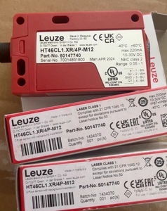 Sensor Fotoeléctrico Leuze Original, Nuevo, HT46CL1.XR/4P-M12, Apto para Detección en Equipos de Automatización Industrial - Product Image 1