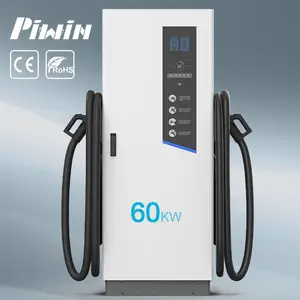 Piwin 60kw 250kw 200kw Level 3 Floor-mounted Evses Charger Commercial Electric Vehicle Car Bus Fast Charging Station Dc Rapid