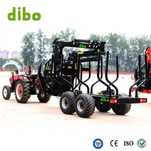 Foresterie Construction Usage domestique Industries de vente au détail Essence Puissance Hydraulique Rotateur <span class=keywords><strong>Grappin</strong></span> à bois Remorque Chargeur de bûches de bois Forêt - Product Image 3