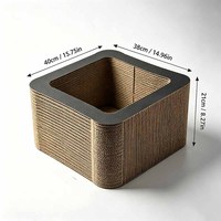 Enclos à griffes robuste et ergonomique pour chat, cube compact pour jouer, se reposer et griffer, pour les acheteurs en gros