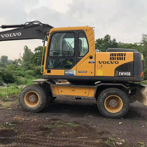 Venta barata 14,5 toneladas de excavadora de ruedas <span class=keywords><strong>Volvo</strong></span> 145 <span class=keywords><strong>original</strong></span> importada de segunda mano 90% Nueva excavadora de ruedas usada <span class=keywords><strong>Volvo</strong></span> 145 - Product Image 2