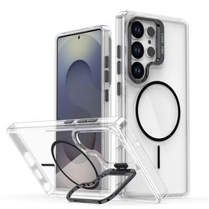 Coque de téléphone avec support d'appareil photo pour Samsung S26 Ultra S25 FE S26 Plus S25 S24 S22 Edge, avec anneau de support et aimant - Product Image 6