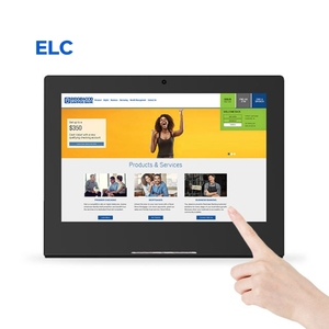 L Shape 10.1 Inch Màn Hình Cảm Ứng Hội Nghị Phòng Họp Hiển Thị NFC IPS Panel Máy Tính Để Bàn Android <span class=keywords><strong>Tablet</strong></span> Máy Tính Xách Tay - Product Image 3