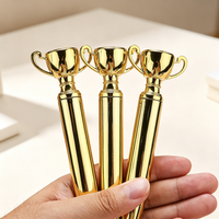 Stylo bille créatif en forme de trophée 1,0 mm, en plastique, avec logo personnalisé, idéal pour les prix de compétition, vente en gros