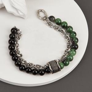 Pulseras de Tigre Amarillo, Piedra Natural, Cadenas de Acero Inoxidable, Accesorios para Pulseras, Precio al por Mayor, Regalos - Product Image 3