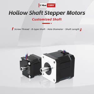 Motor Stepper Hybrid Nema 11 UMOT Tinggi 32mm dengan Poros Berongga Mikro, Arus 0.67A, Torsi Tahan 60mN.<span class=keywords><strong>m</strong></span>, Motor CNC Poros Ganda - Product Image 3