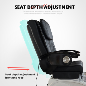 Sillón de Masaje Inteligente para Pies, Spa de Pedicura, Asiento Reclinable con Bañera de Hidromasaje, Luz LED de 7 Colores, Función de Calor, Sistema de Chorro sin Tuberías - Product Image 2