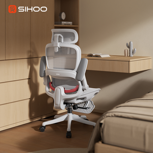 <span class=keywords><strong>Silla</strong></span> de Oficina Ergonómica <span class=keywords><strong>SIHOO</strong></span> B100 PRO del Fabricante de Muebles de Oficina con Reposabrazos Giratorios 4D, Respaldo de Malla y Soporte Lumbar para Personal - Product Image 1