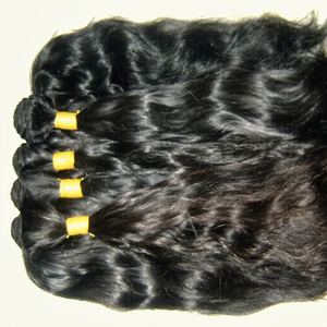 Cabello Indio Virgen Remy Liso de Alta Calidad 100% de un Solo Donante, Suave y Liso, Cabello Humano a Granel, Paquete de 100g - Product Image 1