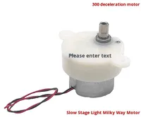 Moteur à réduction silencieux 300, DC12V 7,5 tr/min, 6V 5 tr/min, vitesse lente, éclairage de scène, moteur ciel étoilé, marque étrangère, autre