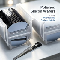 Cassette pour plaquettes de silicium 4/6/8/12 pouces, support de plaquettes semi-conductrices pour le stockage et le transport de plaquettes de silicium