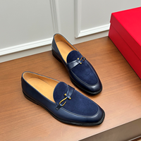 Chaussures de ville de luxe pour hommes, style double boucle, à enfiler, Oxford formelles, respirantes, antidérapantes, pour affaires et mariages