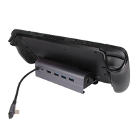 Hub USB-C VCOM 5 Gbps 6-en-1 avec HDMI, RJ45, charge rapide 100W PD3.0 pour Steam Deck