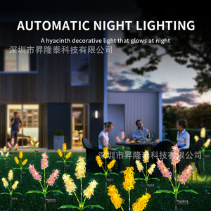 Luces solares para jardín con forma de flor, luces decorativas impermeables para exteriores, alimentadas por energía solar, para patio y jardín - Product Image 4